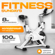 Велотренажер Sundays Fitness Middle Line ES-7702 (белый) - 