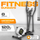 Эллиптический тренажер Sundays Fitness Simple Line ES-9301 (белый) - 