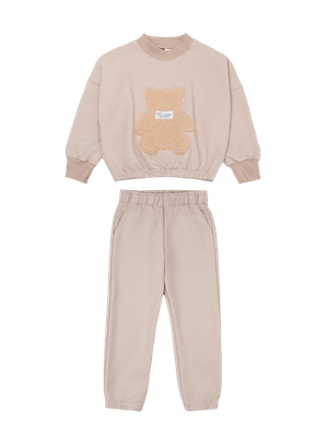 Костюм для малышей Amarobaby Teddy / AB-OD24-T11/03-104 (бежевый, р.104) -