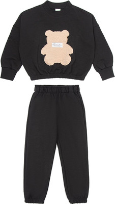 Костюм для малышей Amarobaby Teddy / AB-OD24-T11/09-104 (черный, р.104) -