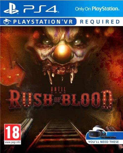 Игра для игровой консоли PlayStation 4 Until Dawn: Rush of Blood PS VR (EU pack, RU version)