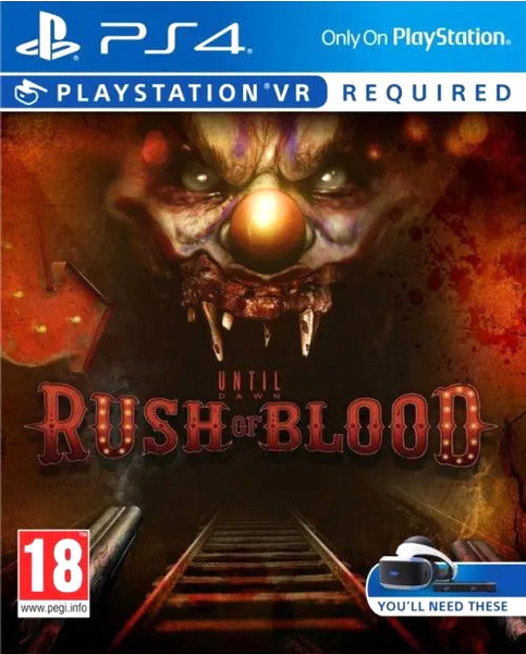 Изображение товара Игра для игровой консоли PlayStation 4 Until Dawn: Rush of Blood PS VR (EU pack, RU version)