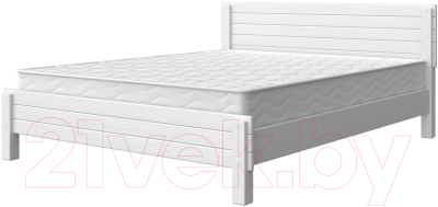 Каркас кровати Bravo Мебель Рейма 140x200 (белый античный)