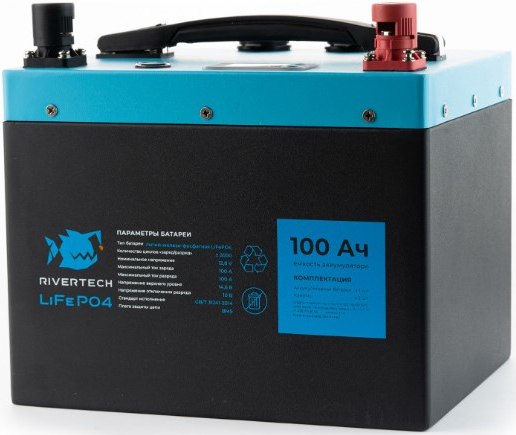 Аккумулятор лодочный Rivertech 100AН