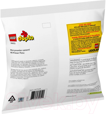 Конструктор Lego Duplo Моя первая уточка Polybag / 30673