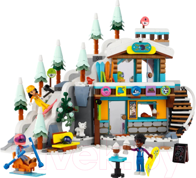 Конструктор Lego Friends Каникулы: Лыжная трасса и кафе / 41756