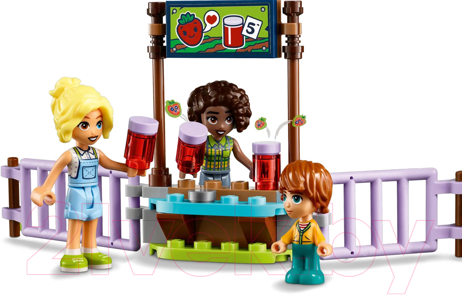 Конструктор Lego Friends Ферма для сельскохозяйственных животных / 42617