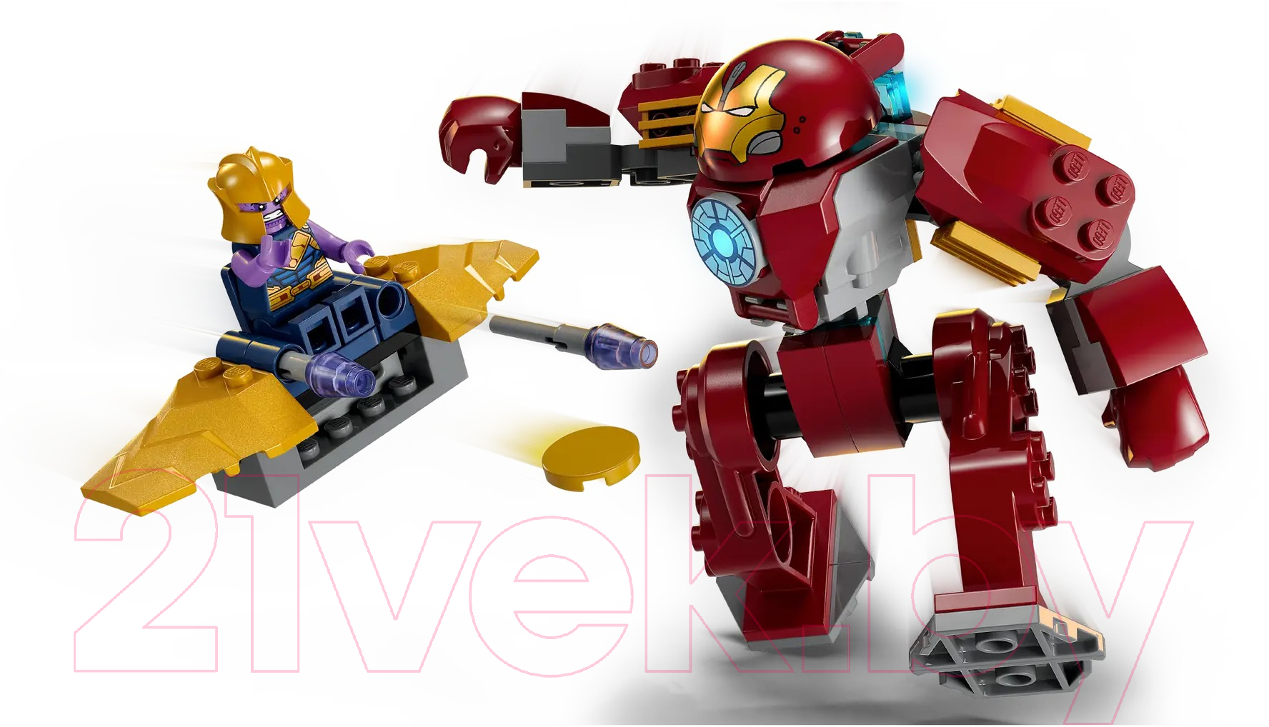 Конструктор Lego Marvel Железный Человек Халкбастер против Таноса / 76263