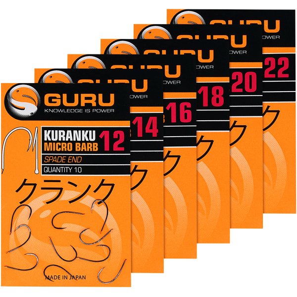 Набор крючков рыболовных Guru Kuranku №12 / GKU12