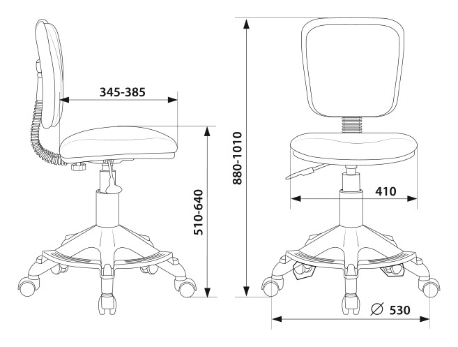 Кресло детское Бюрократ CH-W204/F