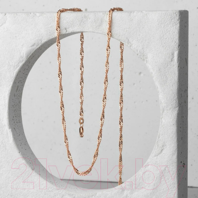 Цепочка из розового золота ZORKA 512028ГПГ.050.14K.R (55см)