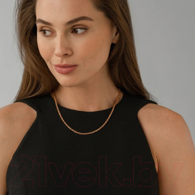 Цепочка из розового золота ZORKA 512028ГПГ.050.14K.R (55см)