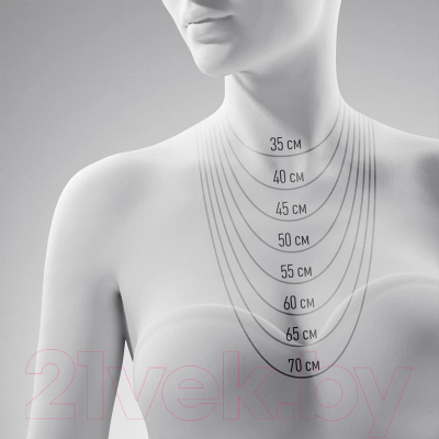Цепочка из розового золота ZORKA 512028ГПГ.050.14K.R (55см)