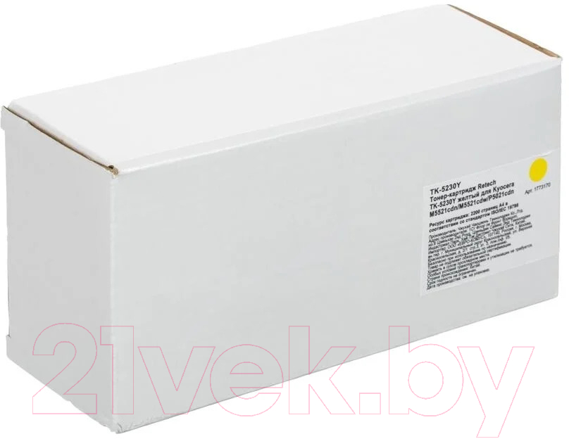 Тонер-картридж Retech TK-5230Y — фото 4
