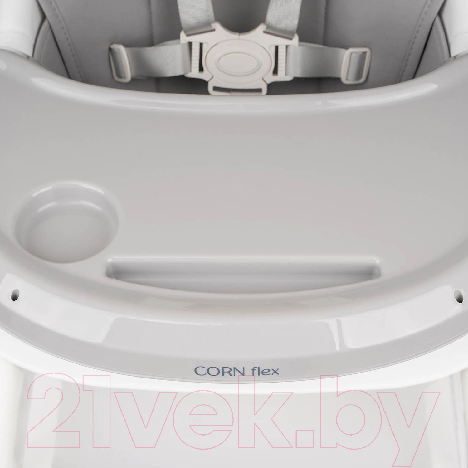 Стульчик для кормления INDIGO Corn Flex (светло-серый) — фото 11