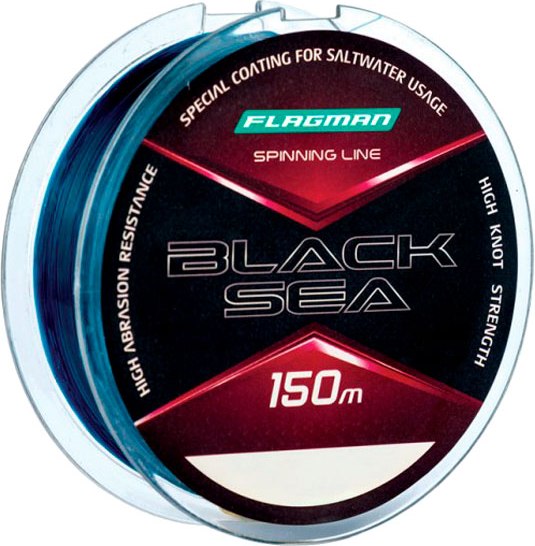 Леска монофильная Flagman Fishing Black Sea Spinning Line 150m 0.30mm / FL14150030