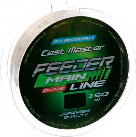 Леска монофильная Flagman Fishing Cast Master Feeder Main Line 150м 0.20мм / CMF150020