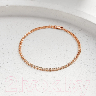 Браслет из розового золота ZORKA 612087ГПГ.060.14K.R (17см)