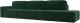 Диван Лига Диванов Прага Модерн Лонг подлокотник слева / 121741L (велюр зеленый) - 
