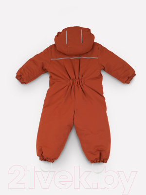 Комбинезон прогулочный детский MOWbaby Lappy / 157/7-86 (оранжевый, р.86)