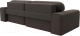Миниатюра изображения товара Диван угловой Лига Диванов Лига-029 левый / 121931L (рогожка амур коричневый)