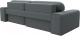 Миниатюра изображения товара Диван угловой Лига Диванов Лига-029 левый / 121932L (рогожка амур серый)