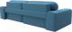 Миниатюра изображения товара Диван угловой Лига Диванов Лига-029 левый / 121933L (рогожка амур голубой)