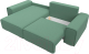 Миниатюра изображения товара Диван угловой Лига Диванов Лига-029 левый / 121934L (рогожка амур зеленый)