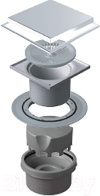 Трап для душа Bettoserb Confluo Standard Vertical Plate 2in1 10x10 / 13702567