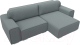 Миниатюра изображения товара Диван угловой Лига Диванов Лига-029 правый / 121932 (рогожка амур серый)
