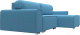 Миниатюра изображения товара Диван угловой Лига Диванов Лига-029 правый / 121933 (рогожка амур голубой)