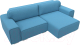 Миниатюра изображения товара Диван угловой Лига Диванов Лига-029 правый / 121933 (рогожка амур голубой)