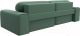 Миниатюра изображения товара Диван угловой Лига Диванов Лига-029 правый / 121934 (рогожка амур зеленый)