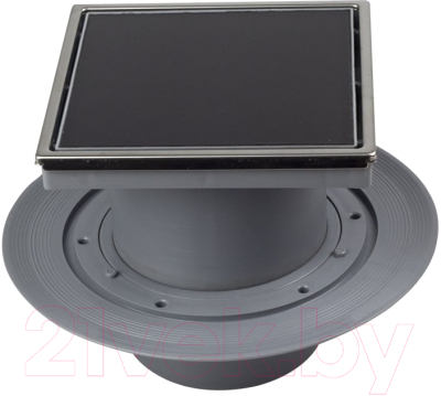 Трап для душа Bettoserb Confluo Standard 15x15 Vertical Black Glass / 13000097
