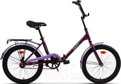 Велосипед AIST Smart 20 1.1 2024 (20, фиолетовый)