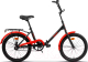 Велосипед AIST Smart 20 1.1 2024 (20, черный/красный) - 