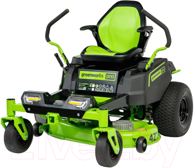 Райдер аккумуляторный Greenworks Аккумуляторный Zero Turn CrossoverT GC82ZT107 / 7404107