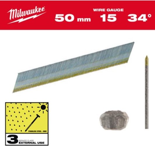 Гвоздь финишный Milwaukee 4932492580