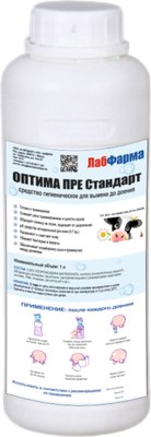 Средство для вымени Лабфарма Оптима Пре Стандарт для обработки до доения (1л)