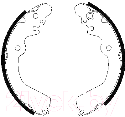 

Тормозные колодки Bosch, 0986487451