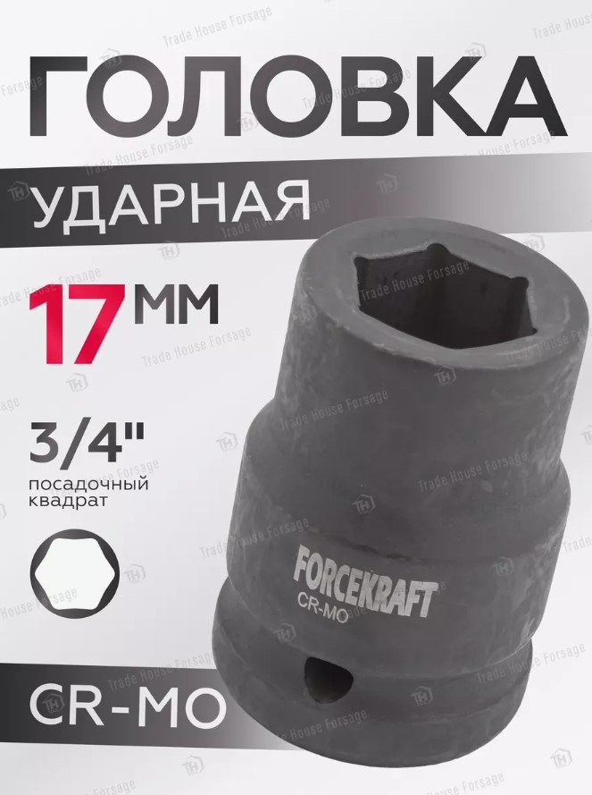 Головка слесарная ForceKraft FK-46517 (16182) — фото 2