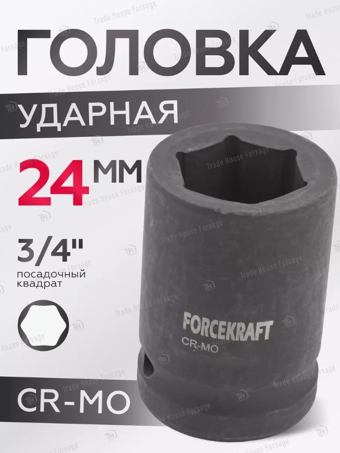 Головка слесарная ForceKraft FK-46524 (16189) — фото 2