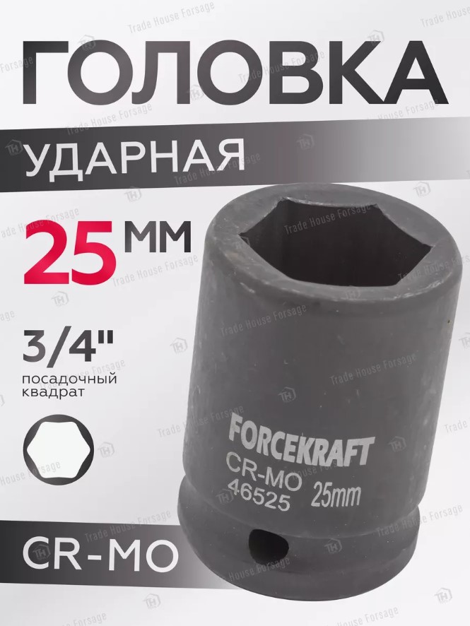 Головка слесарная ForceKraft FK-46525 (16190) — фото 2