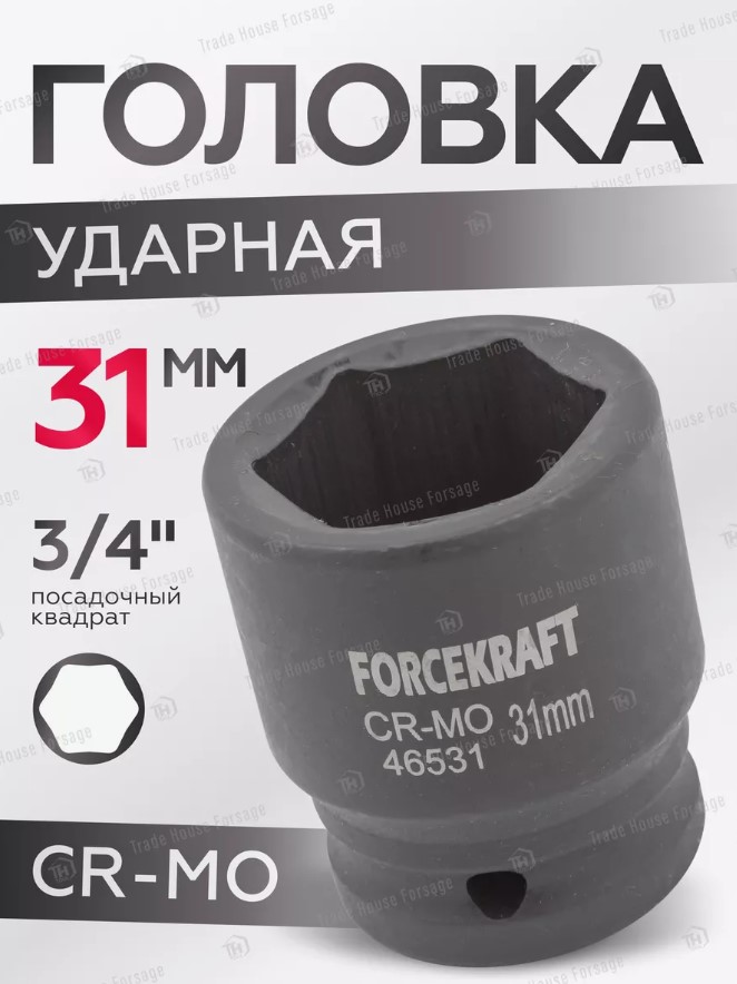 Головка слесарная ForceKraft FK-46531 (16196) — фото 2
