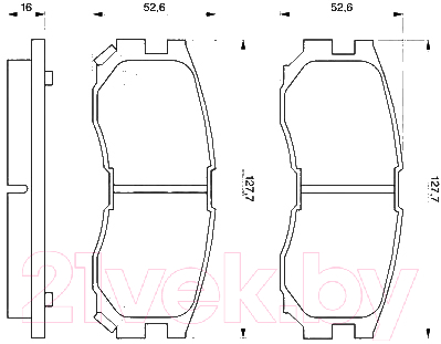 

Тормозные колодки Bosch, 0986460979