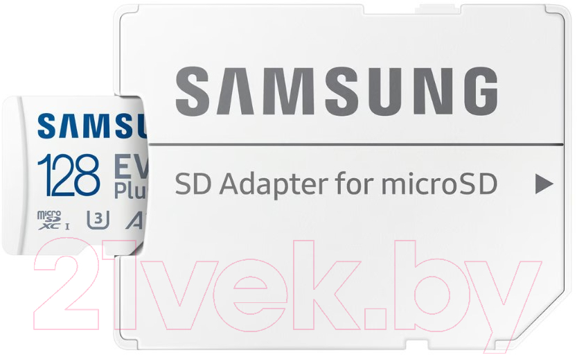 Карта памяти Samsung EVO Plus microSDXC 128GB + адаптер (MB-MC128SA/APC)