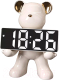Настольные часы Merry Bear Home Decor Violent Bear / 50006072 (молоко) - 