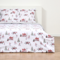 Комплект постельного белья Этель Funny Snowman Евро / 10383282 - 