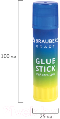 Клей-карандаш Brauberg Grade / 271248 (3шт)