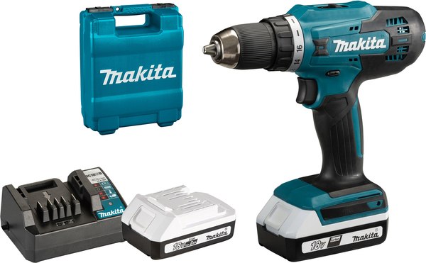Профессиональная дрель-шуруповерт Makita DF488D002